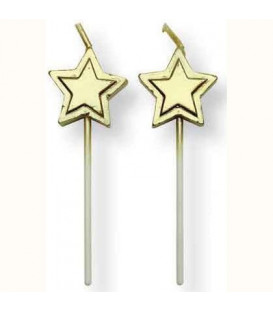 Candeline Stelle Oro 8 Pz PME