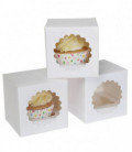 Box 1 Cupcake Bianco 3 Pz House of Marie