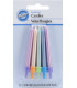 Candeline Multicolore Effetto Perlato 10 Pz Wilton