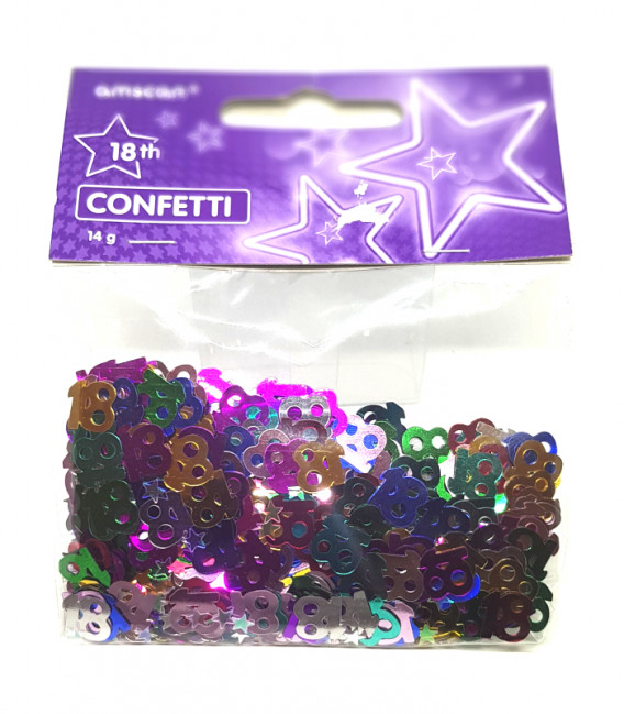 Coriandoli - Confetti da Tavola 18 Anni 14 g