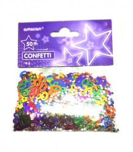 Coriandoli - Confetti da Tavola 50 Anni 14 g