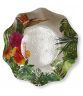 Piatti Fondi di Carta a Petalo Tropical 24 cm