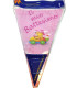 Festone con Bandierine IL MIO BATTESIMO rosa 15 Bandierine 600 cm