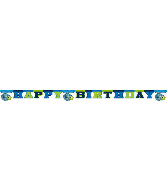 Festone Lettere Buon Compleanno Monster University Disney