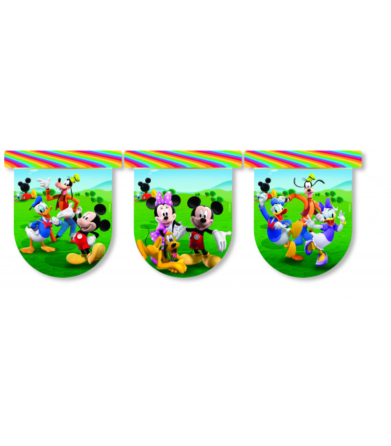 Festone Bandierine Mickey Mouse Colours Disney