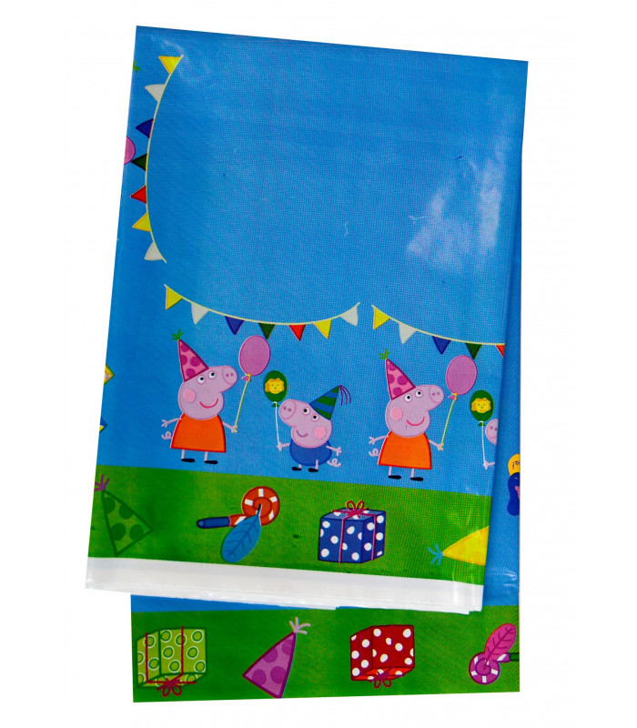 in plastica dimensioni 120 x 180 cm Tovaglia Peppa Pig Visita lo Store di amscanAmscan 9906334 compleanno per bambini 