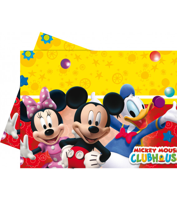 Tovaglia in Plastica 120 x 180 cm Club House PlayFul Mickey Mouse Disney