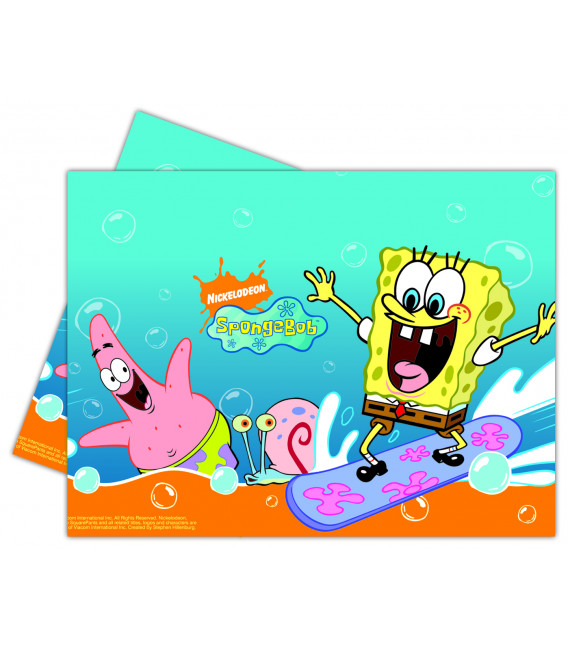 Tovaglia in Plastica 120 x 180 cm SpongeBob Surfing