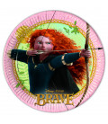 Piatto Piano Piccolo di Carta 20 cm Brave Disney Pixar