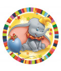 Piatto Piano Grande di Carta 23 cm Dumbo Disney