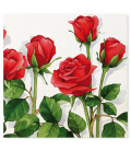 Tovaglioli Rose Rosse 33 x 33 cm 3 confezioni