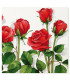 Tovaglioli Rose Rosse 33 x 33 cm 3 confezioni