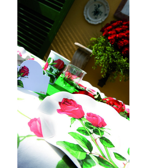 Tovaglioli Rose Rosse 33 x 33 cm 3 confezioni