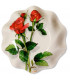 Piatti Fondi di Carta a Petalo Rose Rosse 18,5 cm
