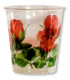 Bicchieri di Plastica 300 cc Rose Rosse 3 confezioni