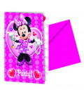 Biglietti Inviti Compleanno Minnie Party Disney