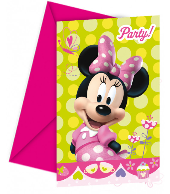 Biglietti Inviti Compleanno Minnie Boutique Party Disney