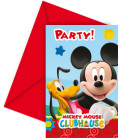 Biglietti Inviti Compleanno Club House PlayFul Mickey Mouse Disney