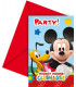 Biglietti Inviti Compleanno Club House PlayFul Mickey Mouse Disney