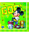 Tovaglioli 33 x 33 cm 2 Veli Mickey Mouse Goal Team Disney 3 Pz