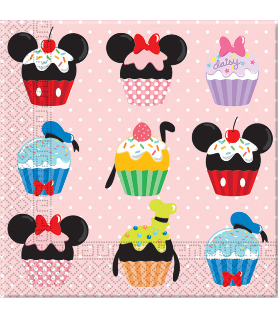 Tovaglioli 33 x 33 cm 3 Veli Daisy D-Lish Treats Disney 3 Pz