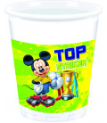 Bicchieri di Plastica 180 - 200 cc Mickey Mouse Goal Team Disney