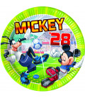 Piatto Piano Grande di Carta 23 cm Mickey Mouse Goal Team Disney