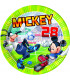 Piatto Piano Grande di Carta 23 cm Mickey Mouse Goal Team Disney