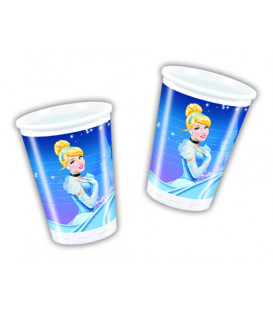 Bicchieri di Plastica 180 - 200 cc Cenerentola Disney