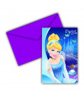 Biglietti Inviti Compleanno Cenerentola Disney 2 confezioni