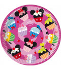 Piatto Piano Grande di Carta 23 cm Daisy D-Lish Treats Disney