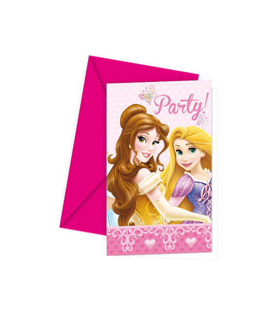 Biglietti Inviti Compleanno Princess Glamour Disney