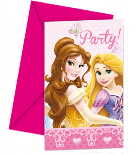 Biglietti Inviti Compleanno Princess Glamour Disney