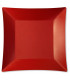 Piatti Piani di Carta Quadrati Piccoli Rosso opaco Wasabi 19 x 19 cm