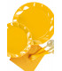 Piatti Piani di Plastica a Petalo Giallo 26 cm 2 confezioni