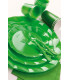 Piatti Piani di Plastica a Petalo Verde 34 cm 2 confezioni