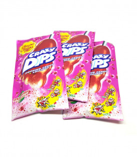 Lecca Lecca Crazy Dips alla Fragola 3 Pezzi