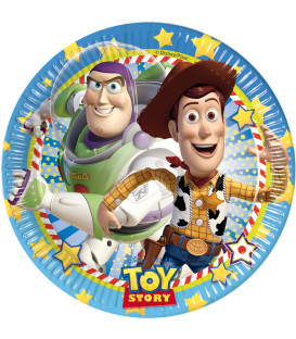 Piatto Piano Grande di Carta 23 cm Toy Story Disney