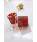 Bicchieri di Plastica Natale in Rosso 300 cc 3 confezioni