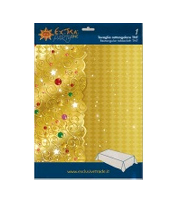 Tovaglia Rettangolare XMAS LIGHT GOLD 140 x 240 cm