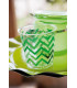 Tovaglioli Chevron Verde 33 x 33 cm 3 confezioni