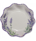 Piatti Fondi di Carta a Petalo Fiori Lavanda 18,5 cm