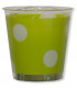 Bicchieri di Plastica Pois Verde Lime 300 cc 3 confezioni