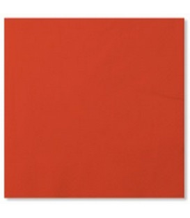 Tovaglioli Rosso Corallo 33 x 33 cm 3 confezioni