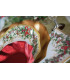 Piatti Piani di Carta a Petalo Ghirlanda di Natale 27 cm