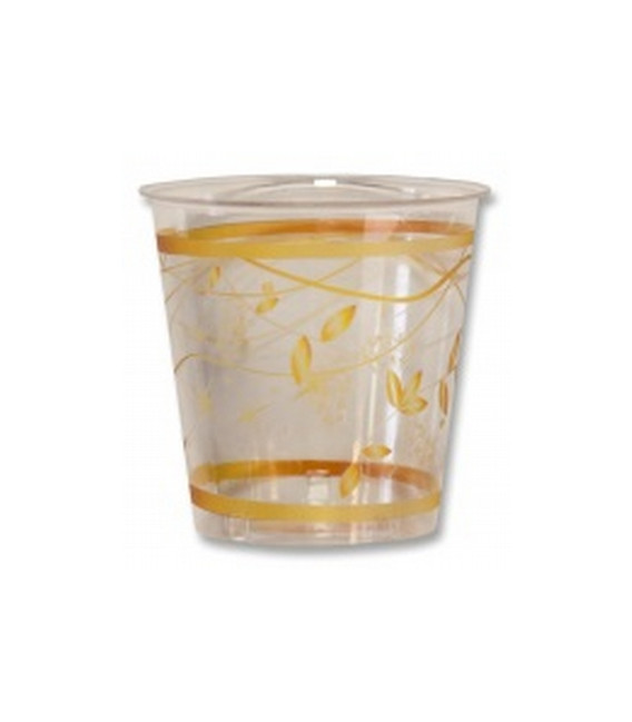 Bicchieri di Plastica Golden Christmas 300 cc 3 confezioni