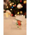 Bicchieri di Plastica Fiori di Natale 300 cc