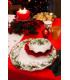 Piatti Piani di Carta a Petalo Christmas Style 24 cm