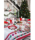 Piatti Fondi di Carta a Petalo Happy Christmas 24 cm 2 confezioni