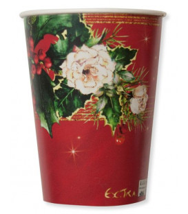 Bicchieri Compostabili Elegance Christmas 250 cc 3 confezioni